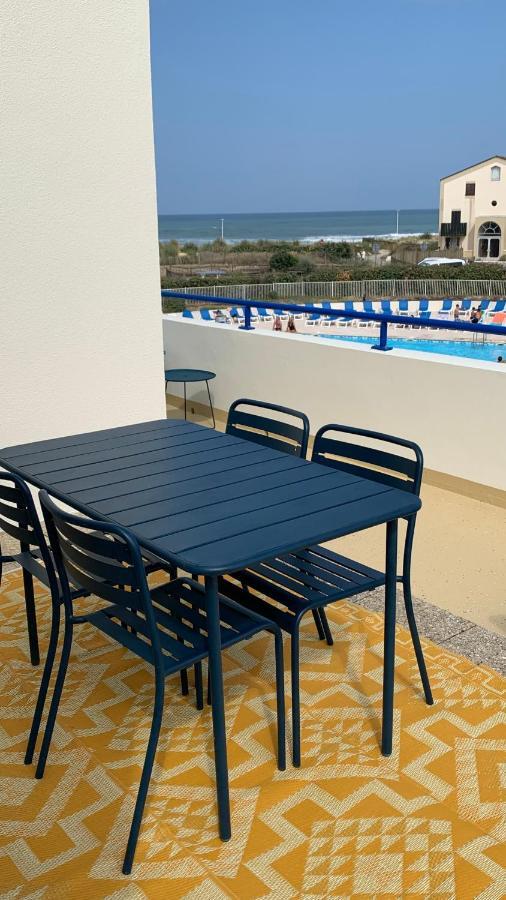 Bleu Marine Vue Ocean, 2 Chambres, Terrasse 30M2, Parking Privatif Et Piscine En Ete Lacanau Buitenkant foto